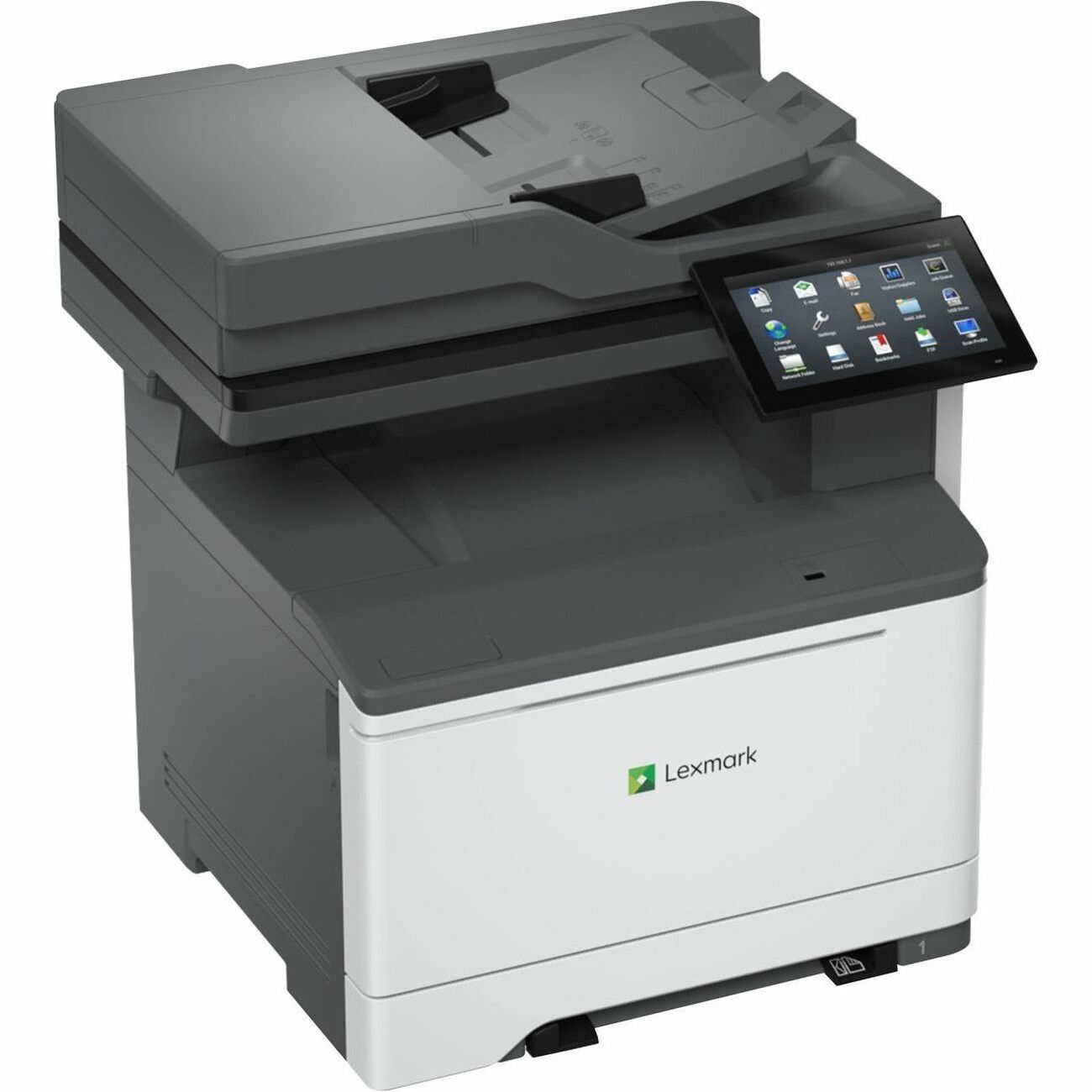 Lexmark CX635adwe Wired & Wireless Laser Multifunction Printer - Color - Copier/Fax/Printer/Scanner - 42 ppm Mono/42 ppm Color Print - 1200 x 1200 dpi Print - Automatic Duplex Print - Up to 125000 Pages Monthly - Color Flatbed/ADF Scanner - 600 x 600 dpi 