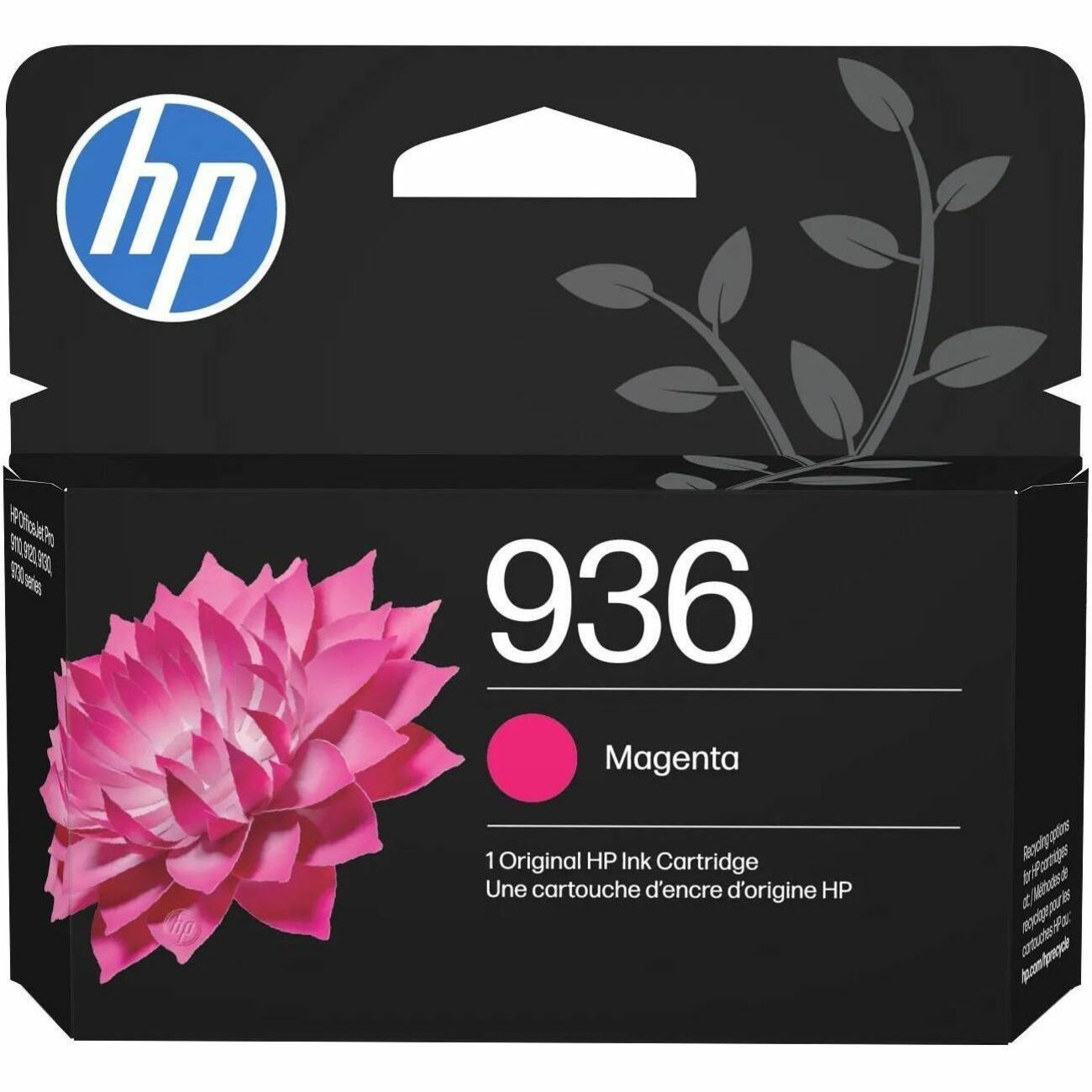 HP 936 Original Inkjet Ink Cartridge - Magenta - 1 Each