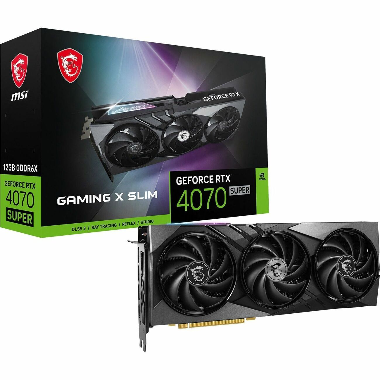 MSI Gaming GeForce RTX 4070 SUPER Video Card RTX 4070 SUPER 12G GAMING X  SLIM - Newegg.com