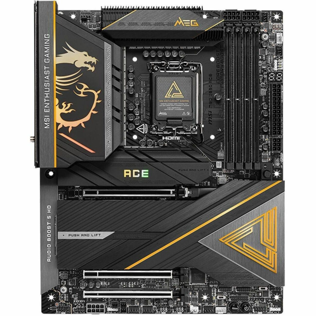 MSI MEG Z890 ACE Motherboard, ATX - Supports Intel Core Ultra