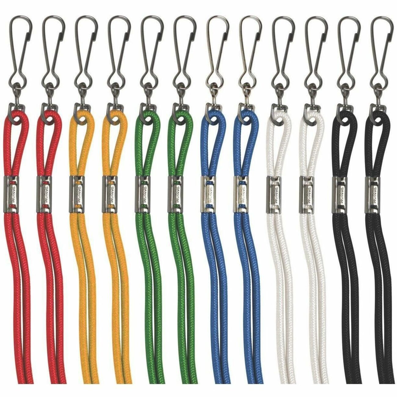 Champion Sports Heavy-Duty Nylon Lanyards, Assorted