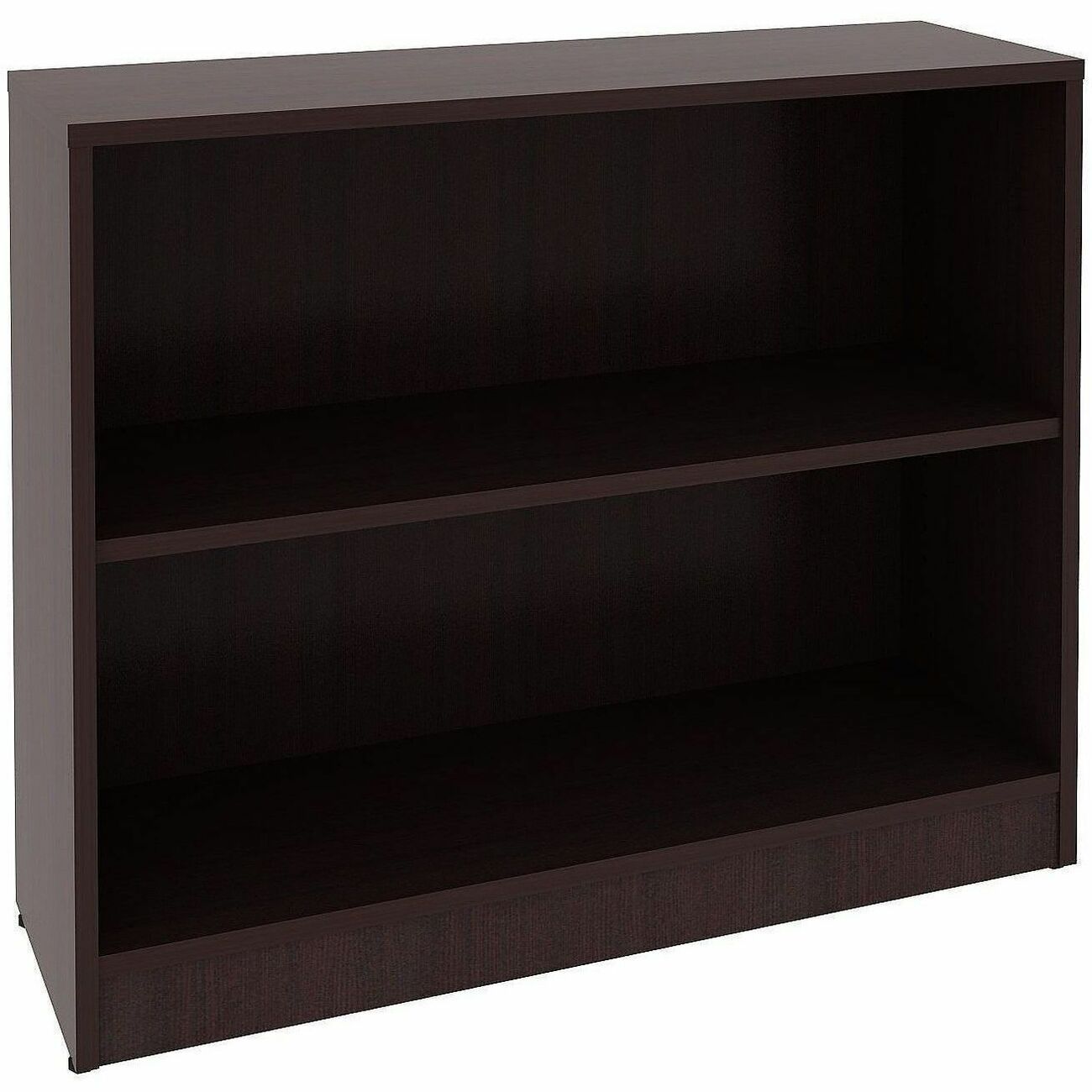 Lorell Essentials Espresso Laminate Bookcase