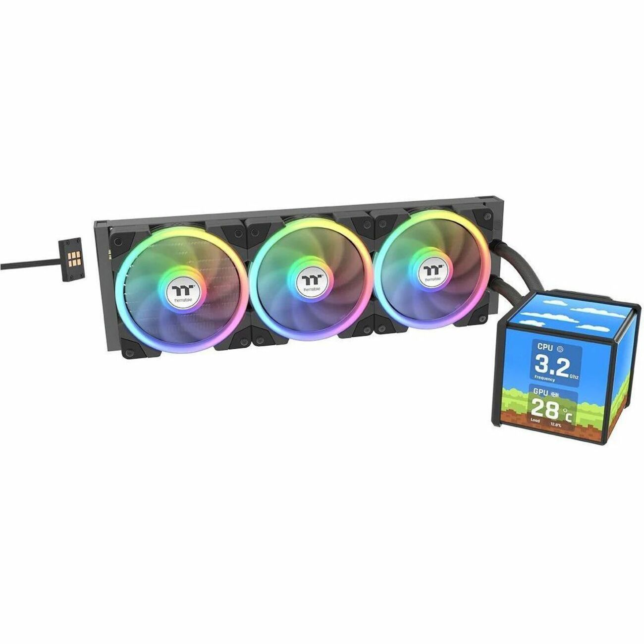 Thermaltake MINECUBE 360 Ultra CPU Liquid Cooler; Intel/AMD