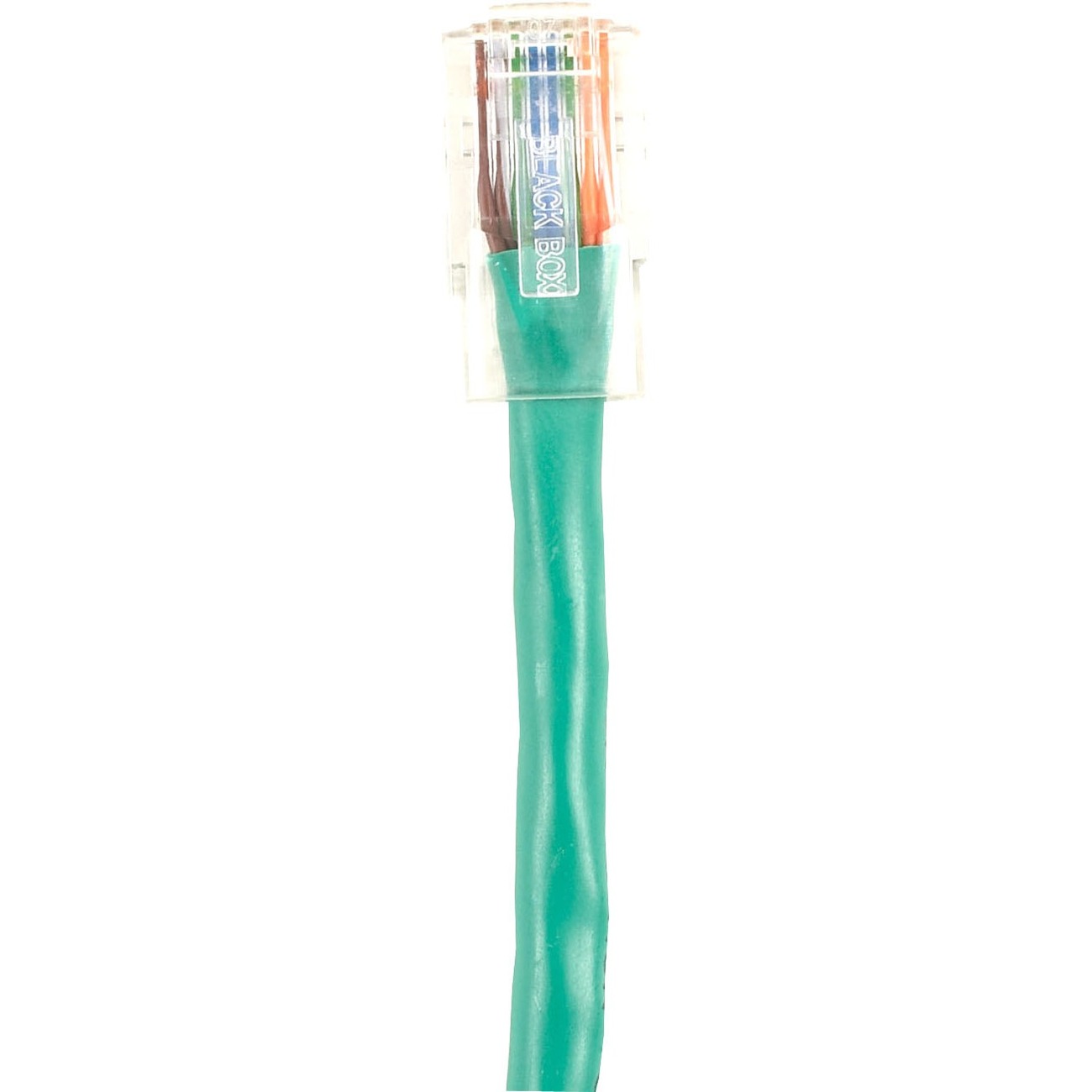 Black Box Cat.5e UTP Patch Network Cable - 20 ft Category 5e Network Cable for Patch Panel, Wallplate, Network Device - First End: 1 x RJ-45 Network - Male - Second End: 1 x RJ-45 Network - Male - Patch Cable - 24 AWG - Green - 1 Each