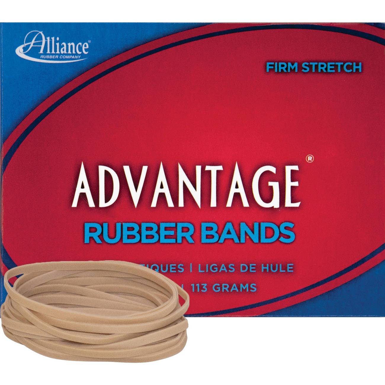 Alliance Rubber SuperSize Bands - Size: Large - 12 Length x 0.3 Width -  Reusable, Heavy Duty, Environmentally Friendly, Elastic, Strong,  Stretchable - 18 / Pack - Latex - Red