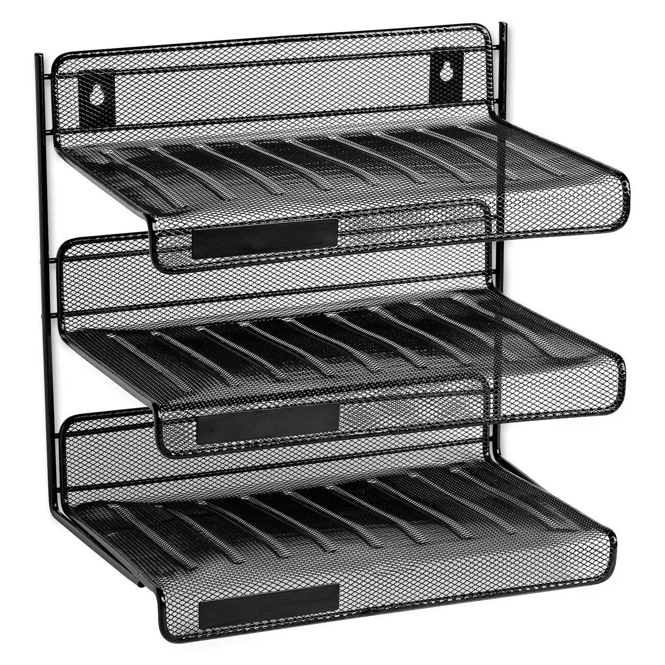 Rolodex Expressions Mesh 3 Tier Desk Shelf Madill The Office
