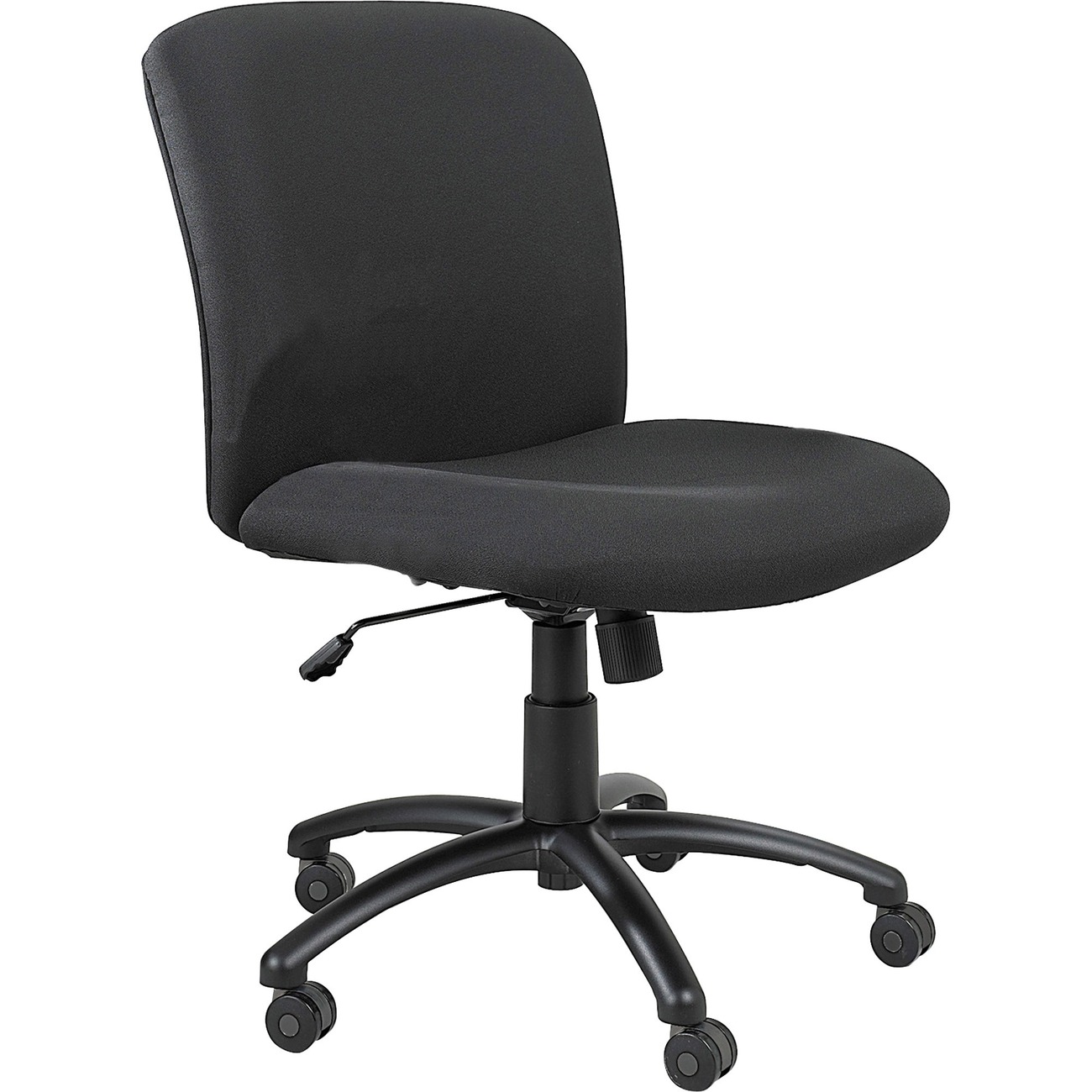 Safco 3491BL Big & Tall Executive Mid-back Chair Black
