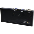 StarTech.com 2 Port High Resolution VGA Video Splitter - 350 MHz - Split a single high resolution VGA video signal to 2 monitors or projectors - vga video splitter - vga monitor splitter - 2 port vga splitter - 2 port vga video splitter - computer video splitter