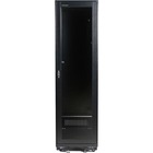 StarTech.com 41U Rack Enclosure Server Cabinet - 32.3 in. Deep - Built-in Fans - Store your servers - network and telecommunications equipment securely in this 41U solid steel rack - 41U Black Server Rack Cabinet 32.3" Deep - Includes casters / stabilizer