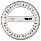 Chartpak Full Circle Protractor - 1 Piece(s) - Clear - 1 Each