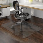 Deflecto Non-studded Hard Floor Chairmats - Uncarpeted Floor - 60" (1524 mm) Length x 46" (1168.40 mm) Width - Vinyl - Clear