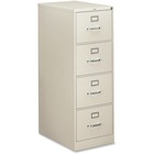 HON 310 H314C File Cabinet - 18.3" x 26.5" x 52" - 4 Drawer(s) - Finish: Light Gray