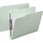 Smead File Folders with SafeSHIELD Fasteners - Letter - 8 1/2" x 11" Sheet Size - 2" Expansion - 2 x 2S Fastener(s) - 2" Fastener Capacity for Folder - 1/3 Tab Cut - Top Tab Location - Assorted Position Tab Position - 25 pt. Folder Thickness - Pressboard 
