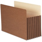 Smead TUFF Straight Tab Cut Legal Recycled File Pocket - 8 1/2" x 14" - 1600 Sheet Capacity - 7" Expansion - Redrope - 30% Recycled