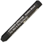 Dixon Lumber Crayons - 4.50" (114.30 mm) Length - 0.50" (12.70 mm) Diameter - Black - 1 Each