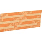Sparco Flat Coin Wrappers - 1000 Wrap(s)Total $10 in 40 Coins of 25¢ Denomination - 27.22 kg Paper Weight - Kraft - Orange
