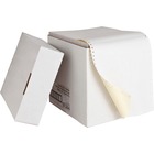 Sparco Dot Matrix Continuous Paper - White - Letter - 8 1/2" x 11" - 15 lb Basis Weight - 185 / Carton - Perforated
