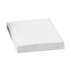 Sparco Dot Matrix Carbonless Paper - Letter - 8 1/2" x 11" - 15 lb Basis Weight - 1000 / Carton - White