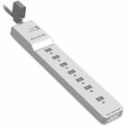Belkin 7 Outlet Home/Office Surge Protector - 6 foot Cable- White -2160 Joules - 7 - 1.88 kVA - 2320 J - 125 V AC Input - 125 V AC Output - Fax/Modem/Phone