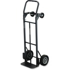 Safco Tuff Truck Convertible - 226.80 kg Capacity - 8" (203.20 mm) Caster Size - 18.5" Width x 12" Depth x 52" Height - Steel Frame - Black