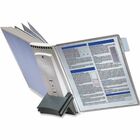 DURABLE Sherpa Desk Extension - Desktop - 10 Panels - Support Letter 8.50" (215.90 mm) x 11" (279.40 mm) Media - Expandable - Gray - 1 Each