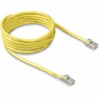 Belkin Cat. 5e Patch Cable - 3 ft Category 5e Network Cable - First End: 1 x RJ-45 Male - Second End: 1 x RJ-45 Male - Patch Cable - Yellow