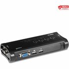 TRENDnet TK-407K 4-Port USB KVM Switch - 4 x 1 - 4 x HD-15 Keyboard/Mouse/Video