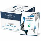 Hammermill Great White Recycled Copy Paper - White - 92 Brightness - Letter - 8 1/2" x 11" - 20 lb Basis Weight - 500 / Pack - FSC - Acid-free, Archival-safe, Jam-free