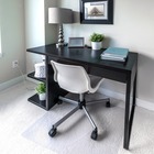Floortex Cleartex Ultimat Low/Medium Pile Carpet Polycarbonate Rectangular Chair Mat - Home, Office, Carpeted Floor, Floor - 48" (1219.20 mm) Length x 60" (1524 mm) Width x 90 mil (2.29 mm) Thickness - Rectangle - Polycarbonate - Clear