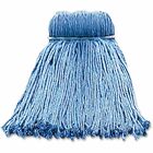 Layflat Screw-type Cut-end Wet Mop Head - Yarn - Blue