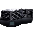 Adesso Tru-Form PCK-308UB Pro Contoured Ergonomic Keyboard - USB - 105 Keys - Black