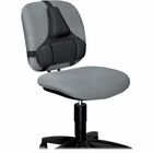 Fellowes Professional Series Back Support with MicrobanÂ® Protection - Strap Mount - Black - Fabric, Memory Foam