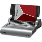 Fellowes Quasar™ E 500 Electric Comb Binding Machine w/ Starter Kit - CombBind - 500 Sheet(s) Bind - 25 Punch - 5.13" (130.30 mm) x 16.88" (428.75 mm) x 15.38" (390.65 mm) - Metallic Silver, Black