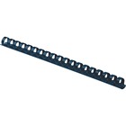 Fellowes Plastic Binding Combs - 0.4" Height x 10.8" Width x 0.4" Depth - 0.4" Maximum Capacity - 55 x Sheet Capacity - For Letter 8 1/2" x 11" Sheet - Navy - Plastic - 100 / Pack