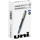 uniball™ Vision Needle Rollerball Pens - Micro Pen Point - 0.5 mm Pen Point Size - Blue Liquid Ink - 1 Dozen