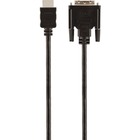 Belkin HDMI to DVI Cable - 6 ft HDMI A/V Cable - First End: HDMI Digital Audio/Video - Second End: DVI