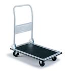 Safco Tuff Truck Small Platform Truck - 181.44 kg Capacity - 4 Casters - 4" (101.60 mm) Caster Size - Steel - 18.8" Width x 29" Depth x 33.5" Height - Steel Frame - Gray, Black