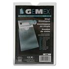 Gemex Vinyl File Pocket - 3" x 5" - Clear - 50 / Pack