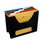 Fellowes Letter Size Desktopper - 5 x File - 9.8" Height x 12.5" Width x 5.5" Depth - Desktop - 100% Recycled - Black - 1 Each