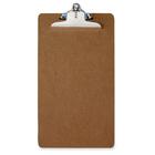 Saunders Recycled Two Sided Clipboard - 1" Clip Capacity - 8 1/2" x 14" - Hardboard - Brown - 1 Each