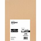 AveryÂ® Easy Peel(R) Address Labels, Sure Feed(TM) Technology, Permanent Adhesive, 1" x 2-5/8" , 7,500 Labels (5960) - 1" Height x 2 5/8" Width - Permanent Adhesive - Rectangle - Laser - White - Paper - 30 / Sheet - 250 Total Sheets - 7500 Total Label(