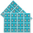 Pendaflex A-Z End End Tab Filing Labels - "Alphabet" - 1 1/4" x 15/16" Length - Rectangle - Light Blue - 240 / Pack - Self-adhesive