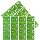 Pendaflex color Coded Label - "Alphabet" - 1 1/4" Width x 15/16" Length - Rectangle - Light Green - 240 / Pack