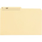 Smead 1/2 Tab Cut Legal Recycled Top Tab File Folder - 9 1/2" x 14 5/8" - 3/4" Expansion - Manila - 10% Recycled - 100 / Box