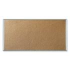 Quartet Wesco Economy Cork Board - 96" (2438.40 mm) Height x 48" (1219.20 mm) Width - Cork Surface - Aluminum Frame - 1 Each
