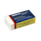 Dixon Small Pearl Block Eraser - White - Vinyl - 1.50" (38.10 mm) Width x 0.50" (12.70 mm) Height x 0.75" (19.05 mm) Depth x - 24 / Box