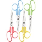 Acme United Kleencut Large Pointed Finger Bow Scissor - 5" (127 mm) Cutting Length - Pointed Tip - 1 Each
