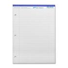 Hilroy Micro Perforated Business Notepad - 50 Sheets - 0.31" Ruled - 8 3/8" x 10 7/8" - White Paper - Micro Perforated, Punched, Easy Peel - 1Each