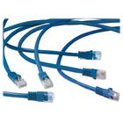 Exponent Microport Cat.5e Network Patch Cable - 14 ft Category 5e Network Cable for Network Device - First End: 1 x RJ-45 - Male - Second End: 1 x RJ-45 - Male - Patch Cable - Gold Plated Contact - Blue - 1 Each