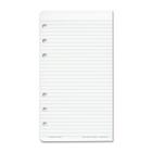 Day-Timer Multipurpose Lined Organizer Pages - 3 3/4" x 6 3/4" Sheet Size - White - Portable - 1 / Pack